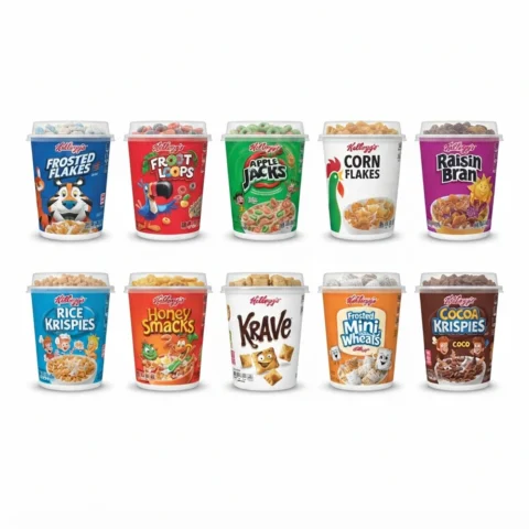 Kellogg's Cereal Cups Ast